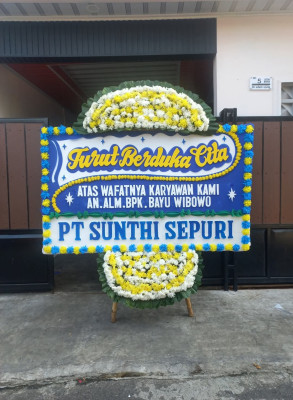 Papan Bunga Duka di Kepulauan Seribu Utara